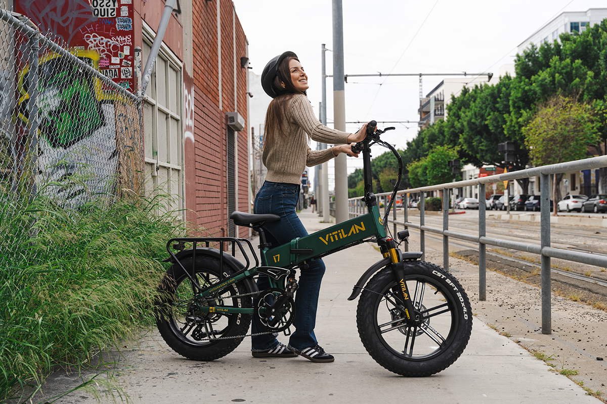 Skladací celoodpružený elektrický bicykel Vitilan I7 Pro 2